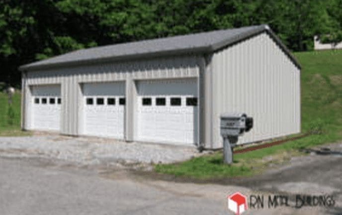 Metal Garage 24x35x9