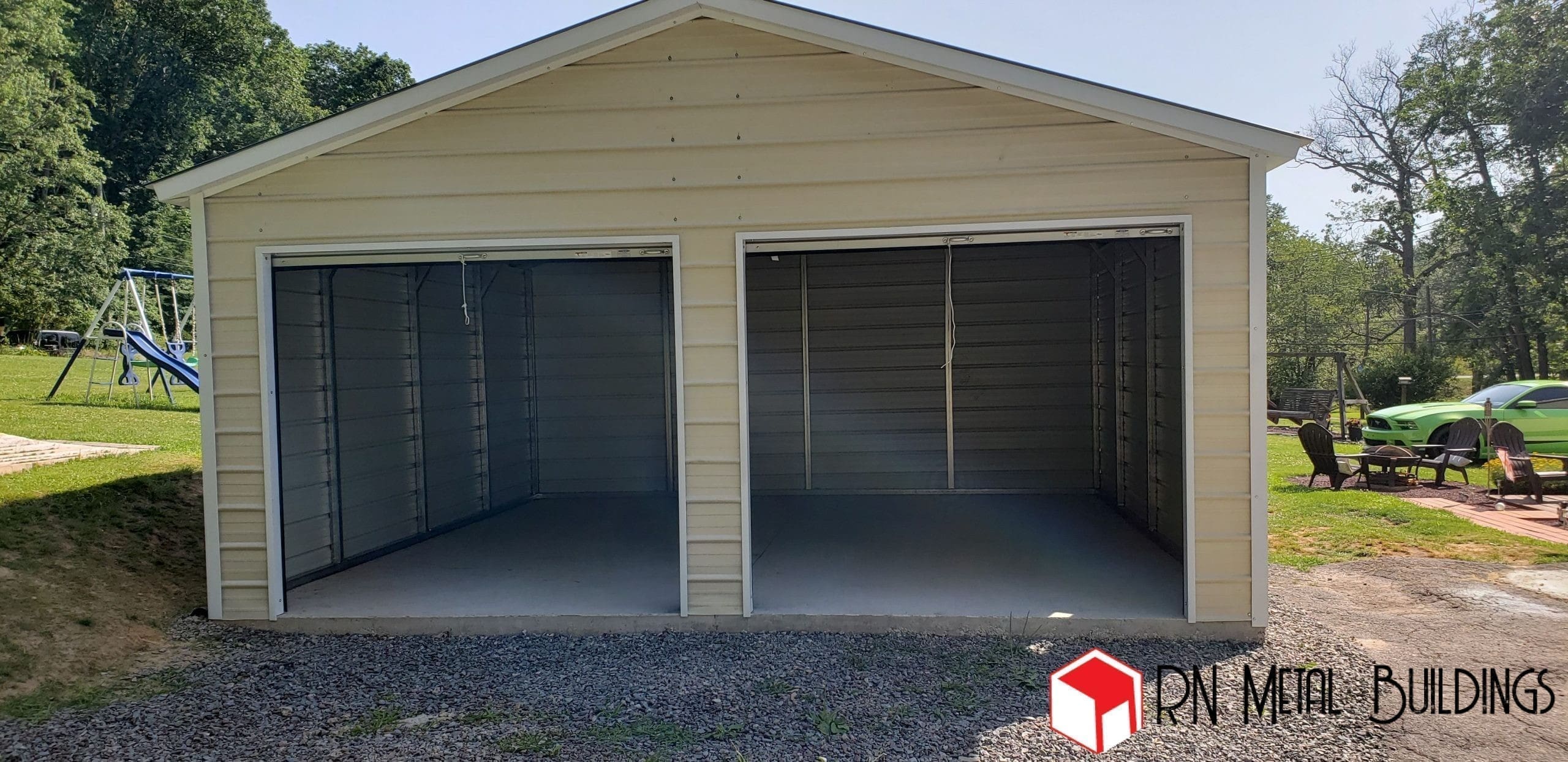 Metal Garage 24x25x9 - Image 2