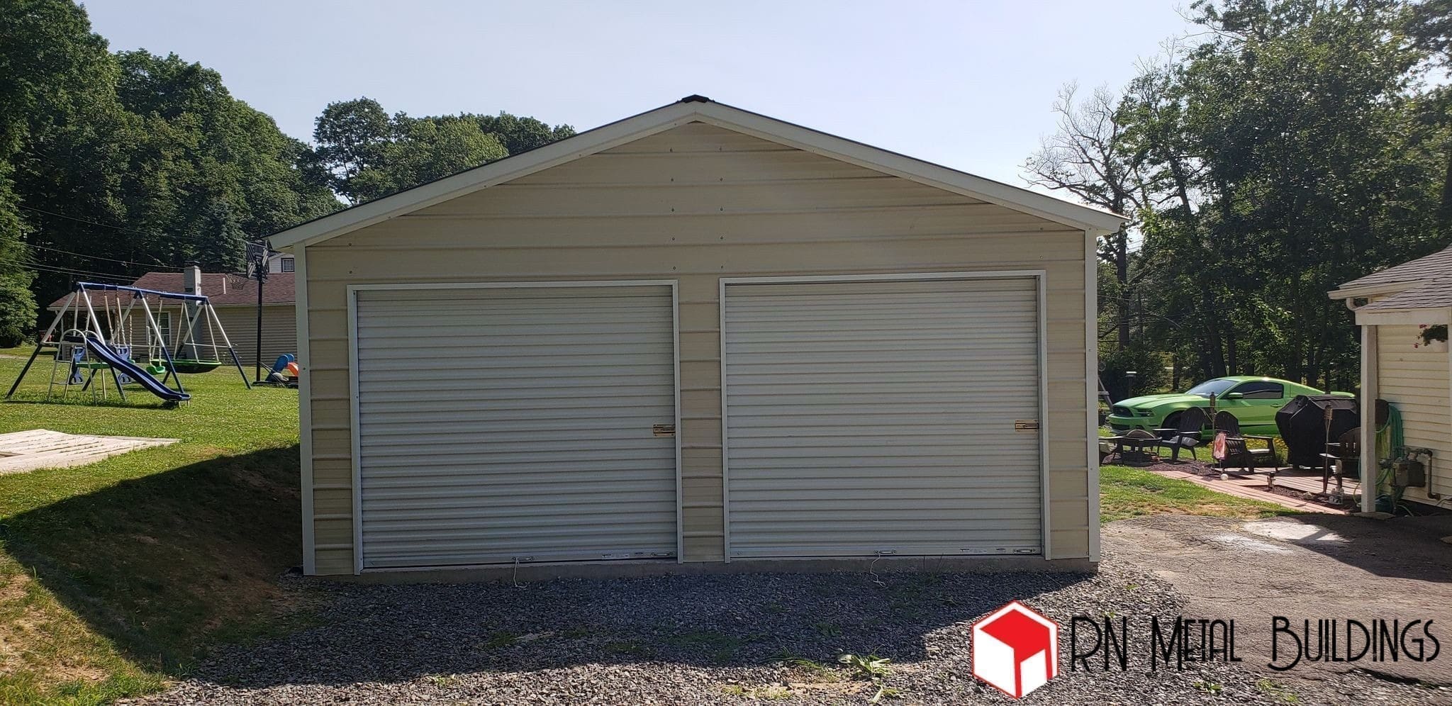 Metal Garage 24x25x9 - Image 3