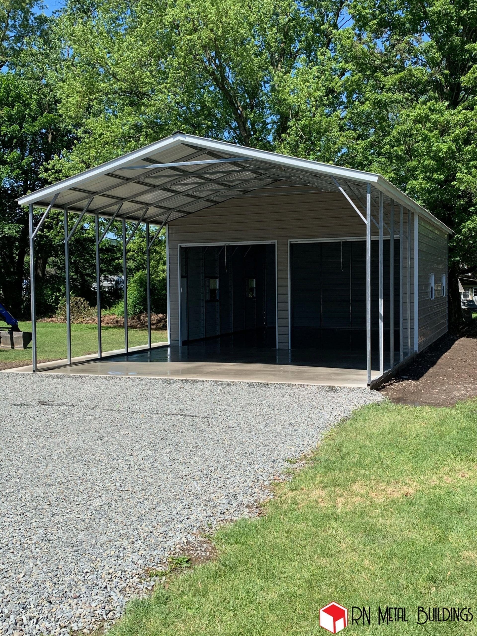Metal Garage 24x40x12 utility