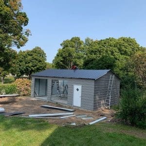 Metal Garage 26x30x9