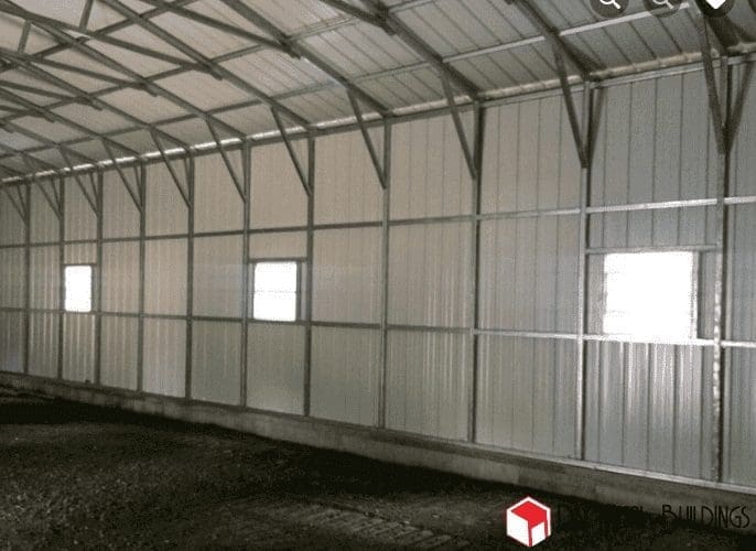 Metal Garage 28x50x10 - Image 2