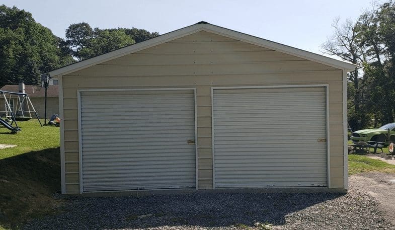 Metal Garage 20x21x8 - Image 2