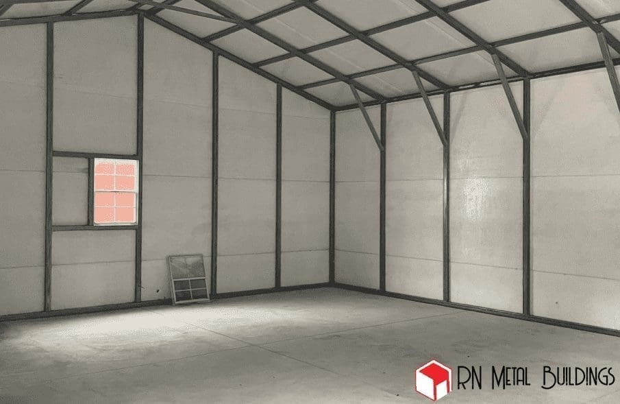 Metal Garage 22x26x9 with vaper barior - Image 4