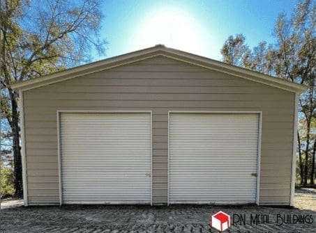 Metal Garage 22x35x10 - Image 2