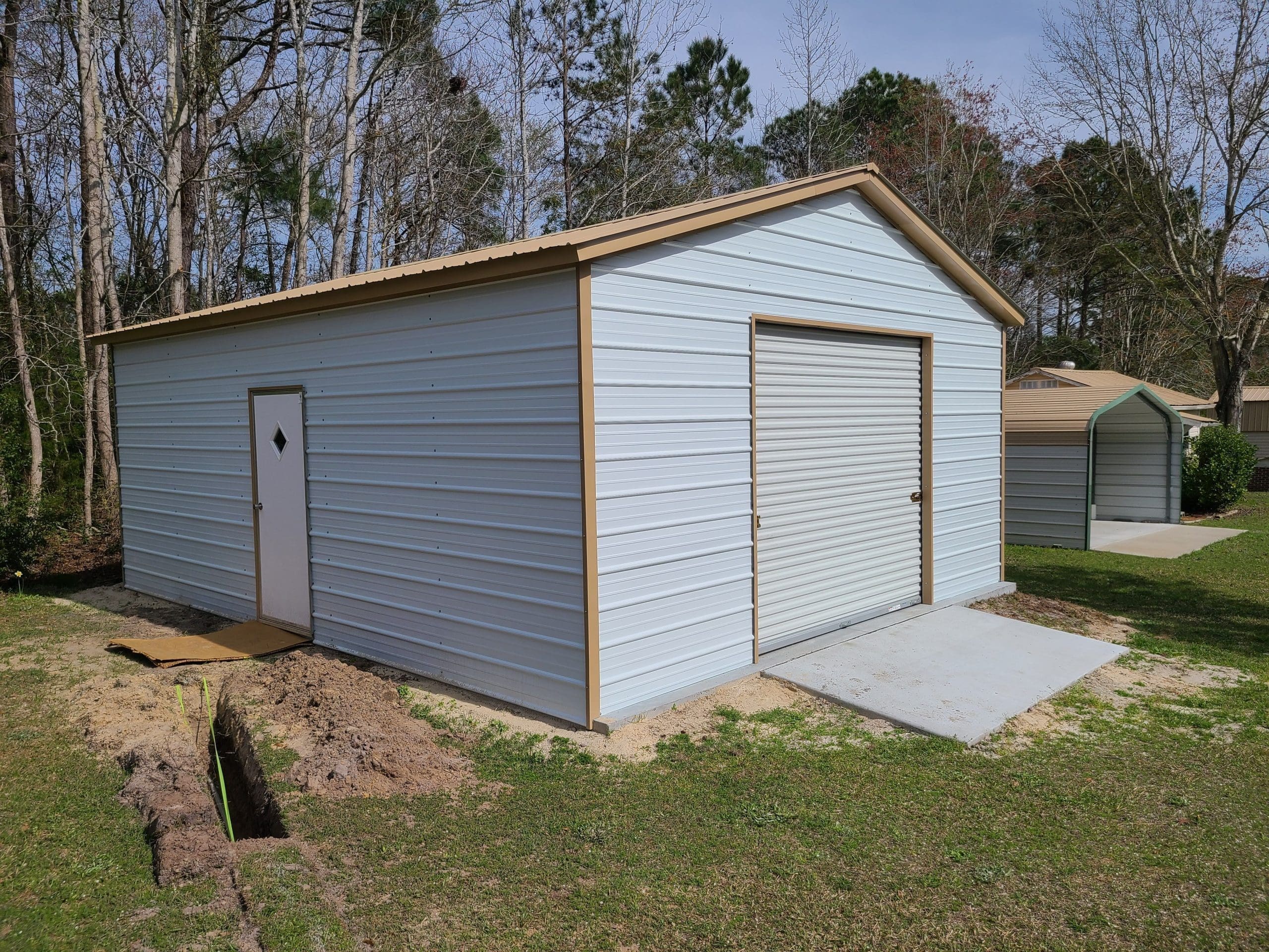 Metal Garage 12x24x9