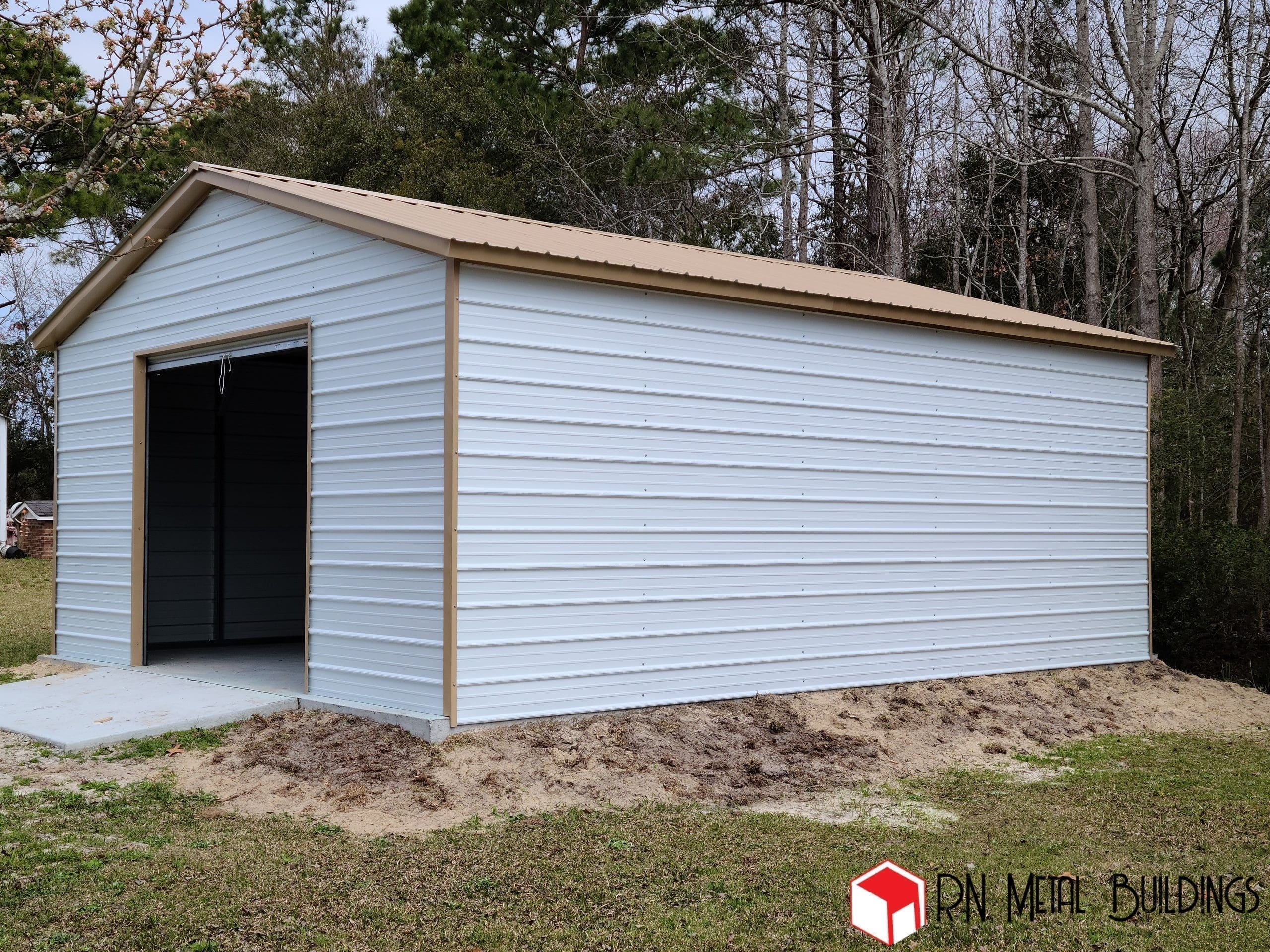 Metal Garage 12x24x9 - Image 2