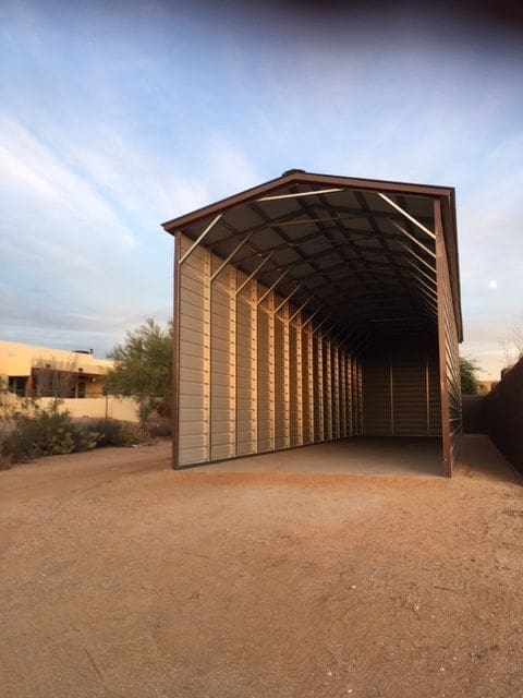 Metal Garage 18x41x14 - Image 2