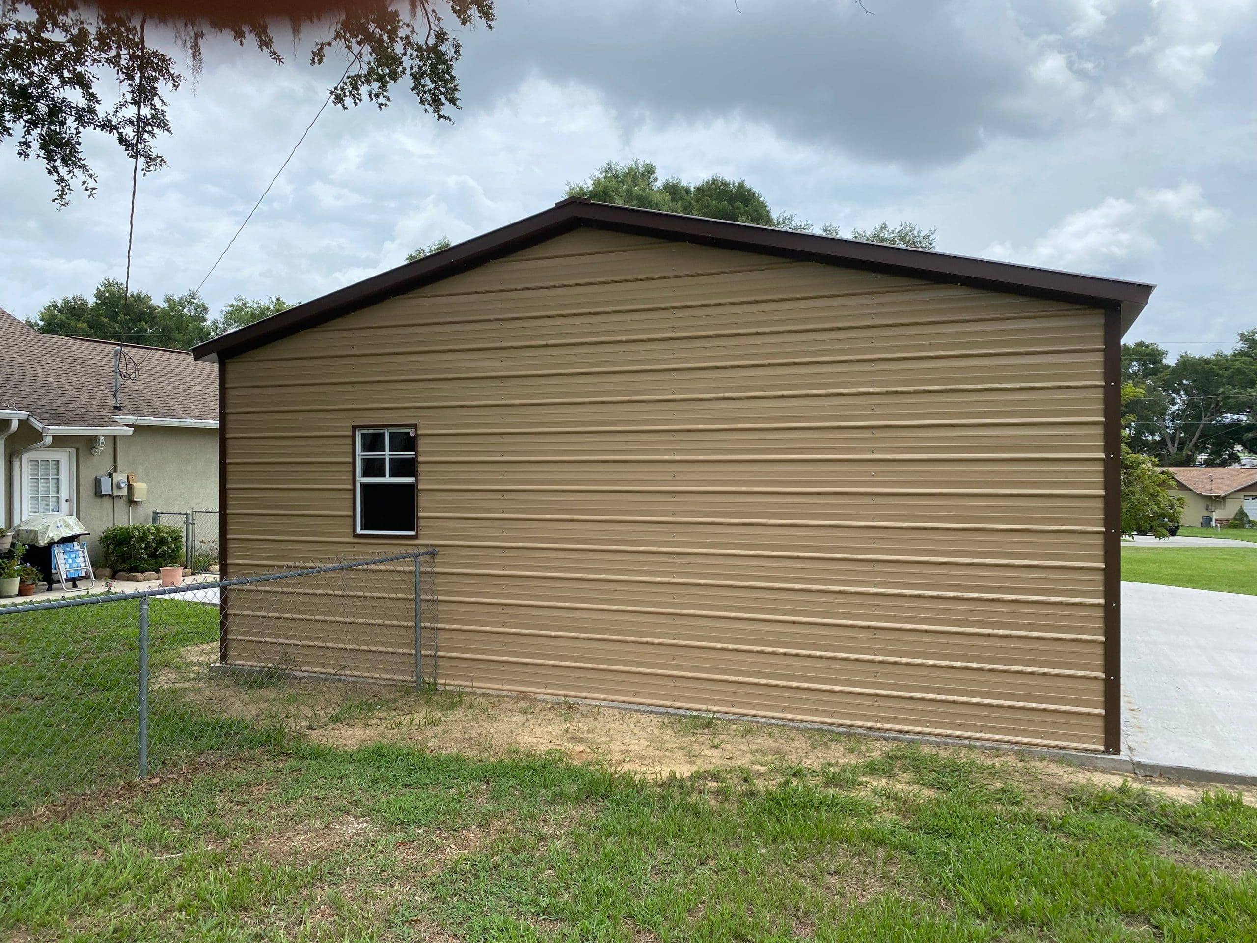 Metal Garage 20x35x9 - Image 2