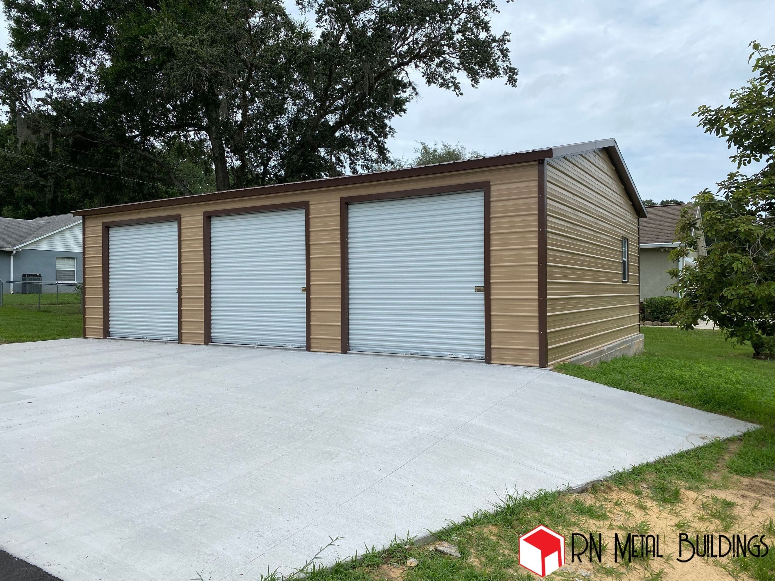 Metal Garage 20x35x9 - Image 3