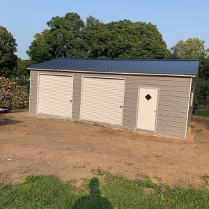 Metal Garage 22x30x9